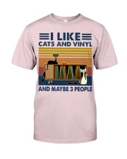 Music Vinyl Cat I Like PDN-DVH Premium Fit Mens Tee tile