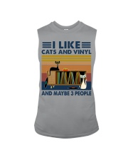 Music Vinyl Cat I Like PDN-DVH Sleeveless Tee tile