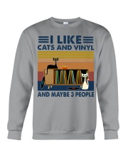 Music Vinyl Cat I Like PDN-DVH Crewneck Sweatshirt tile