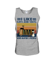 Music Vinyl Cat I Like PDN-DVH Unisex Tank tile
