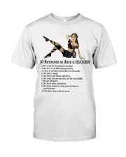 rugby 10 reason date lqt pml Classic T-Shirt front