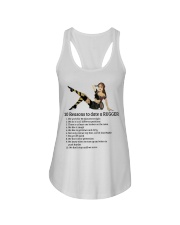 rugby 10 reason date lqt pml Ladies Flowy Tank tile