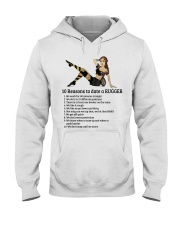 rugby 10 reason date lqt pml Hooded Sweatshirt tile