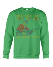 play guitars and I forget things lqt lbs Crewneck Sweatshirt tile