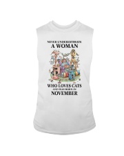 Cat Crazy Cat Lady11 PDN-DQH Sleeveless Tee tile