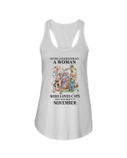 Cat Crazy Cat Lady11 PDN-DQH Ladies Flowy Tank tile