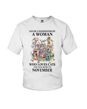 Cat Crazy Cat Lady11 PDN-DQH Youth T-Shirt tile