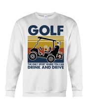 golf drink and drive lqt pml Crewneck Sweatshirt tile
