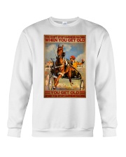 Harness Racing old man dont get old pt lqt-nth Crewneck Sweatshirt tile