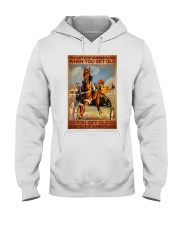 Harness Racing old man dont get old pt lqt-nth Hooded Sweatshirt tile