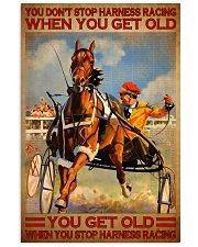 Harness Racing old man dont get old pt lqt-nth Vertical Poster tile