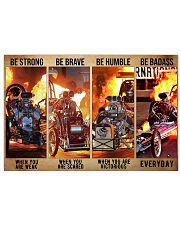 HR Strong Brave Humble PDN-dqh 24x16 Poster front