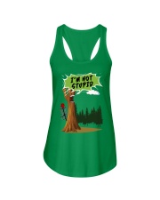 disc-golf tree not stupid mug lqt lbs Ladies Flowy Tank tile