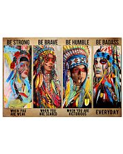 Native Strong Brave Humble PDN-pml 17x11 Poster front