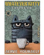 Cat Coffee Serve Yourself PDN 24x36 Poster front