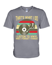 vinyl-record-forget-thing-lqt-nna V-Neck T-Shirt tile