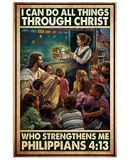 Jesus teacher I can do all thing 11x17 Poster front