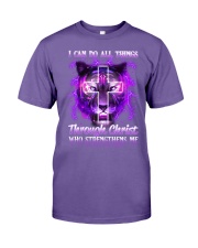 fibromyalgia god can do all thing lqt lbs Premium Fit Mens Tee tile
