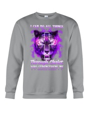 fibromyalgia god can do all thing lqt lbs Crewneck Sweatshirt tile