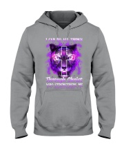 fibromyalgia god can do all thing lqt lbs Hooded Sweatshirt tile