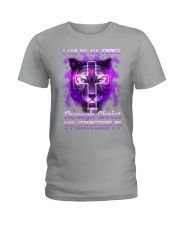 fibromyalgia god can do all thing lqt lbs Ladies T-Shirt tile