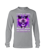 fibromyalgia god can do all thing lqt lbs Long Sleeve Tee tile