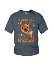 llama Multipl Sclerosi got time lqt pml Youth T-Shirt tile
