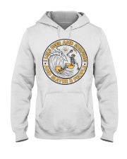 surfing beer 3 people skeleton lqt ngt Hooded Sweatshirt front