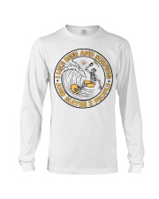surfing beer 3 people skeleton lqt ngt Long Sleeve Tee tile