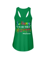 music teacher mick see ur face lqt lbs Ladies Flowy Tank tile