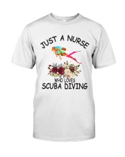 just-a-nurse-loves-diving-lqt-nna Premium Fit Mens Tee tile