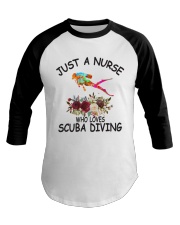 just-a-nurse-loves-diving-lqt-nna Baseball Tee tile