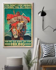 hiking you don't stop pdn-nna 11x17 Poster lifestyle-poster-1