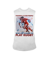 rugby not scared to play lqt lbs Sleeveless Tee tile