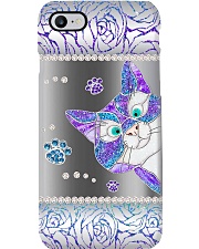 Cat Sparkle PC PDN Phone Case i-phone-8-case