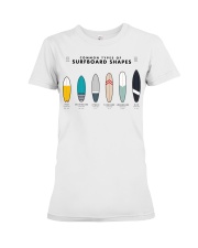 surfing surfboard-types lqt lbs Premium Fit Ladies Tee tile