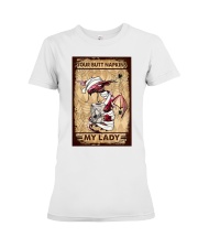 dragon-your-butt-napkins-lady pt lqt lbs Premium Fit Ladies Tee tile