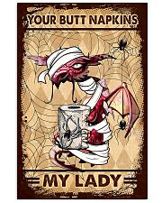 dragon-your-butt-napkins-lady pt lqt lbs Vertical Poster tile