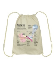 otologist Hearing loss lqt lbs Drawstring Bag tile