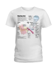 otologist Hearing loss lqt lbs Ladies T-Shirt tile