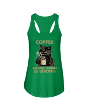 Coffee Tattoo Ladies Flowy Tank tile
