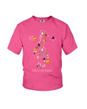 music teacher trick or music lqt lbs Youth T-Shirt tile
