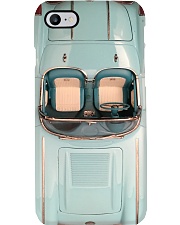 Car Chevr 1958 Corv Blue And Silver PDN-pml Phone Case i-phone-8-case