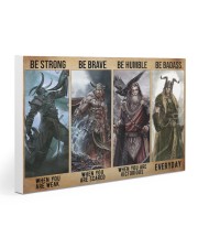 Viking God Strong Brave Humble 2 PDN-dqh Gallery Wrapped Canvas Prints tile