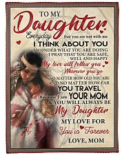 Native To My Daughter FLB PDN-nna Large Fleece Blanket - 60" x 80" front