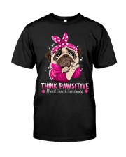 breas-t cance-r pug lqt lbs Classic T-Shirt front