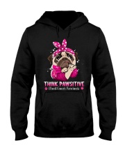 breas-t cance-r pug lqt lbs Hooded Sweatshirt tile