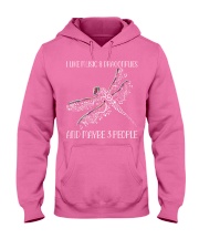 music dragonfly 3 people lqt lbs Hooded Sweatshirt tile