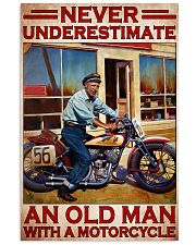 Motorcycle Indi Old Man Never Under Estimate PDN 24x36 Poster front