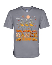ballet dancer squad pumpkin lqt pml V-Neck T-Shirt tile